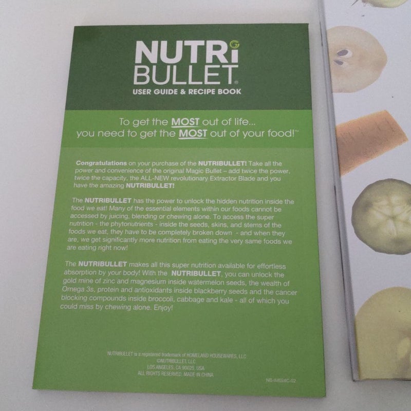 NutriBullet cookbooks (2)