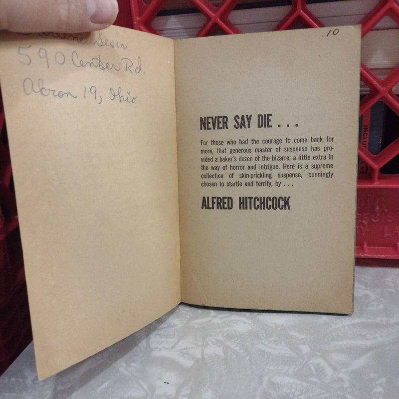 Alfred Hitchcock's a baker's dozen of suspense stories