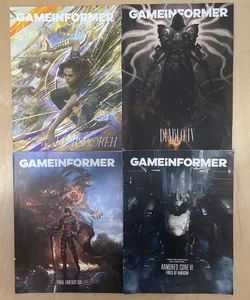 Game Informer Magazine Issues #344 (“Forspoken”), #355 (“Diablo IV”), #356 (“Final Fantasy XVI”), #357 (“Armored Core VI Fires Of Rubicon”)