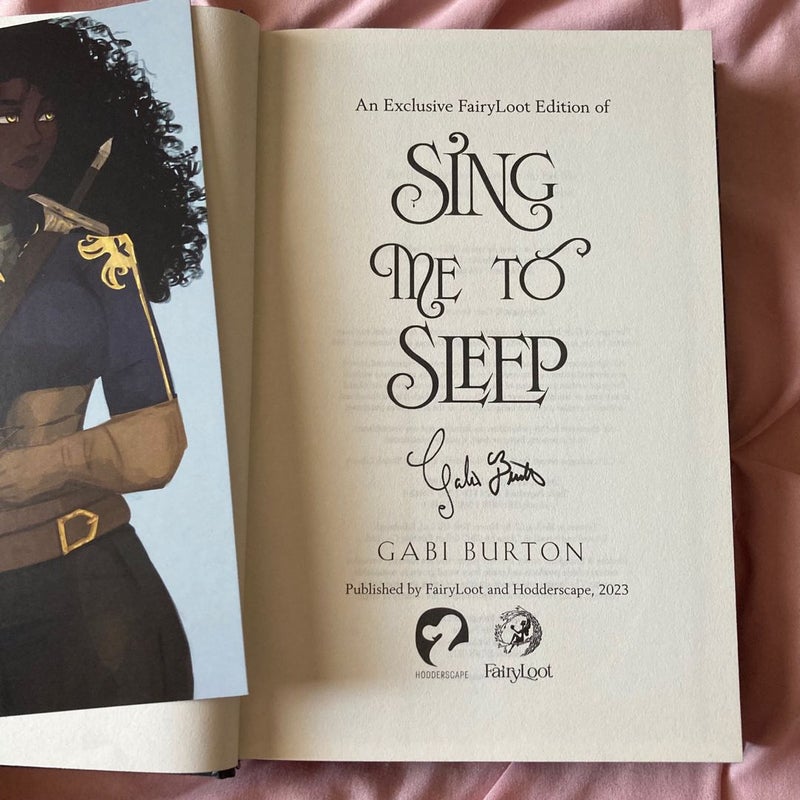 Sing Me To Sleep (SIGNED Fairyloot Edition)