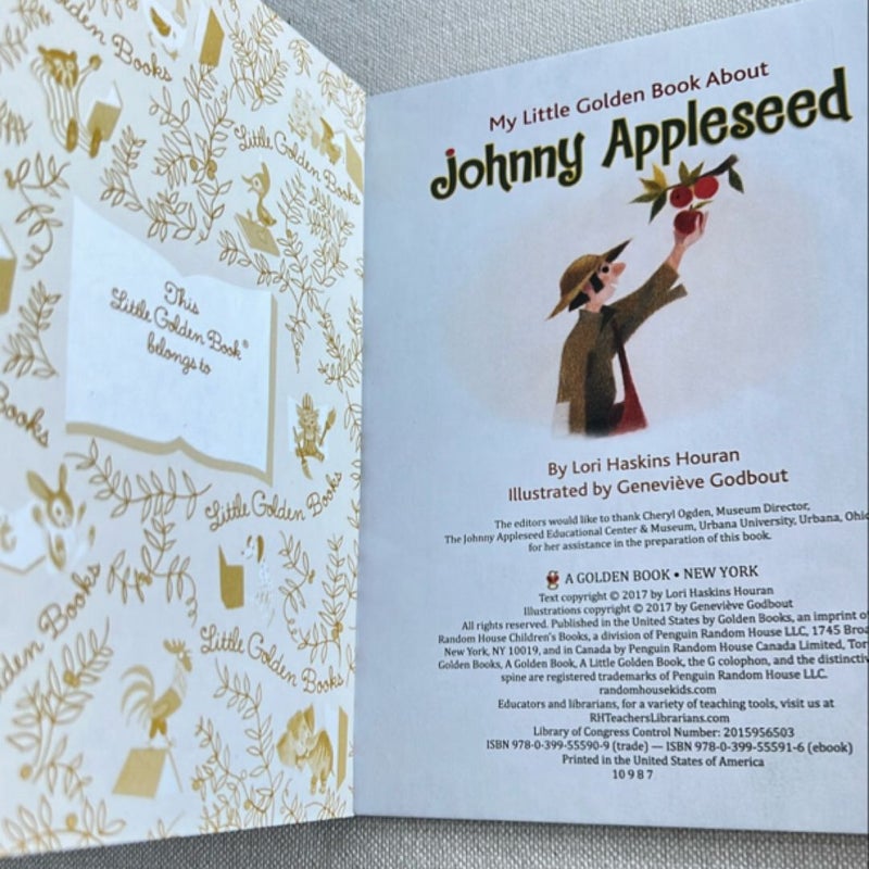 My Little Golden Book about Johnny Appleseed