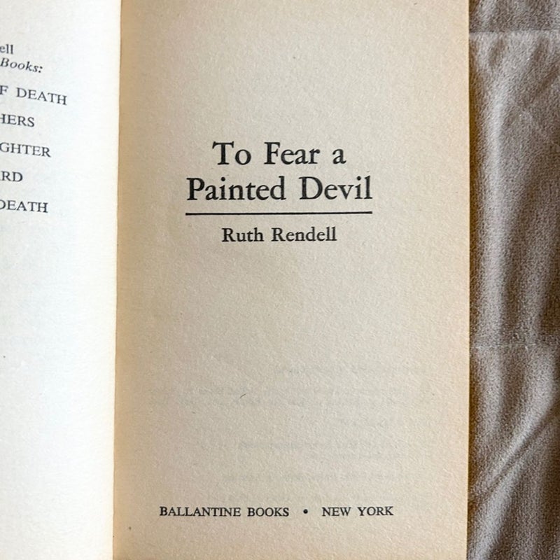 To Fear a Painted Devil  1383