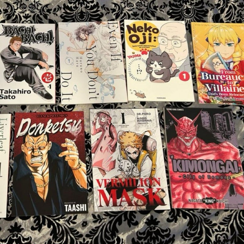 Manga Samplers Lot Of  7 NYCC Con Exclusives Graphic Novel Comic Bundle Set rare