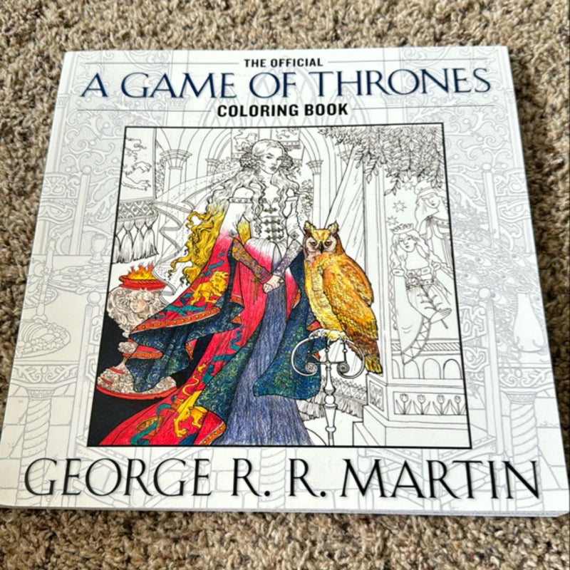 The Official a Game of Thrones Coloring Book