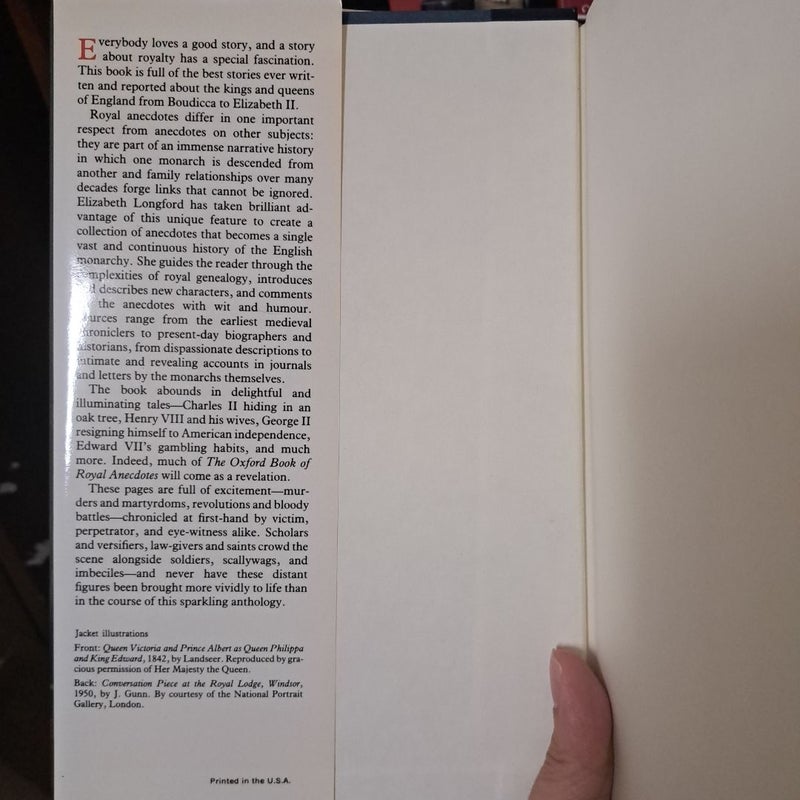 The Oxford Book of Royal Anecdotes