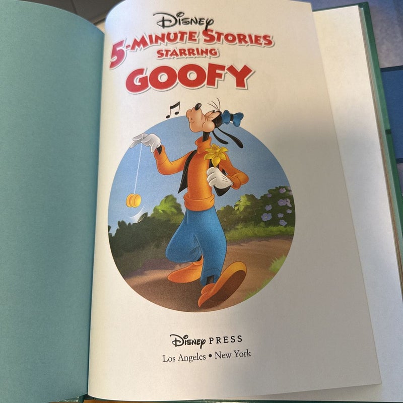 Disney 5 minutes stories starring Goofy