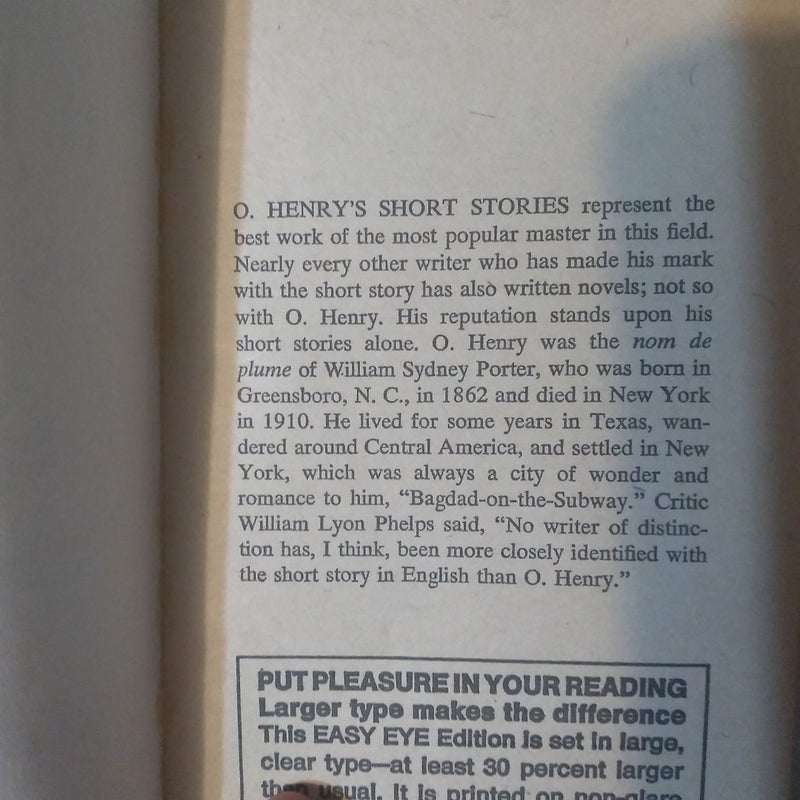 O. Henry's Short Stories 1968