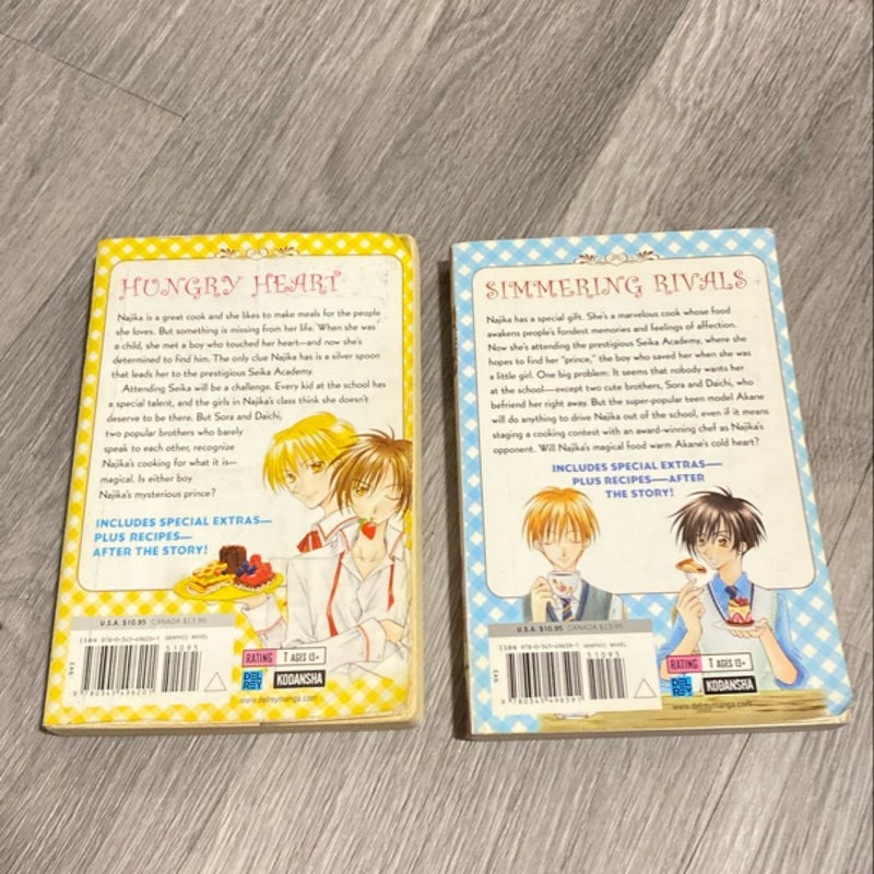 Kitchen Princess volumes 1 and 2