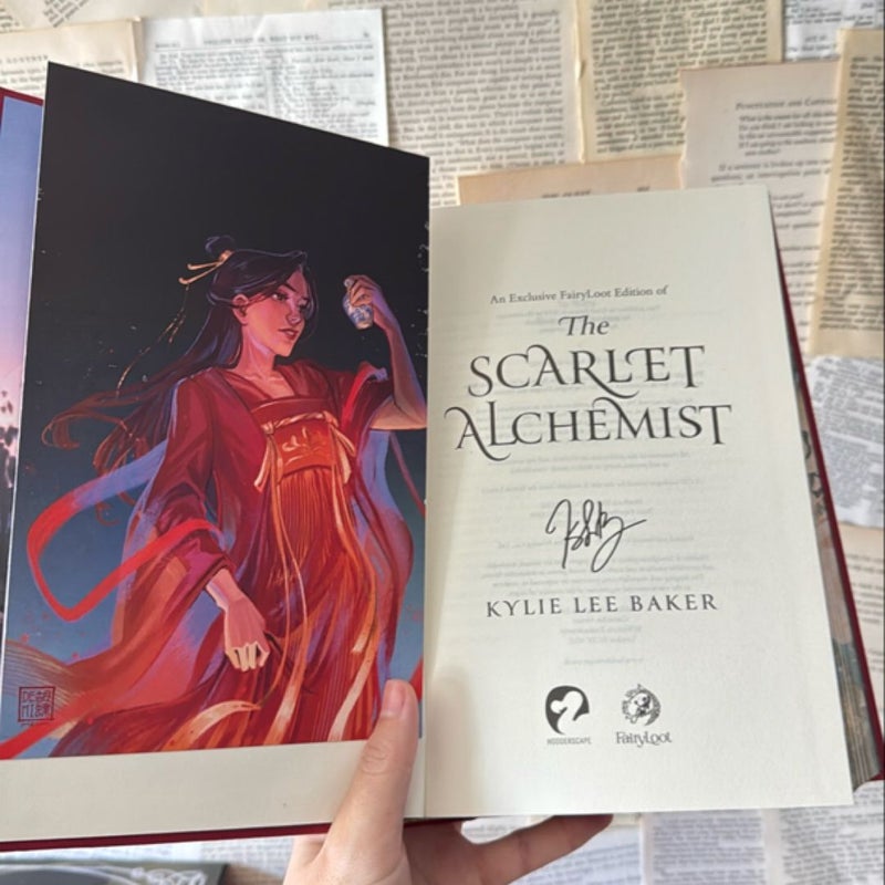 The Scarlet Alchemist / FAIRYLOOT SE SIGNED