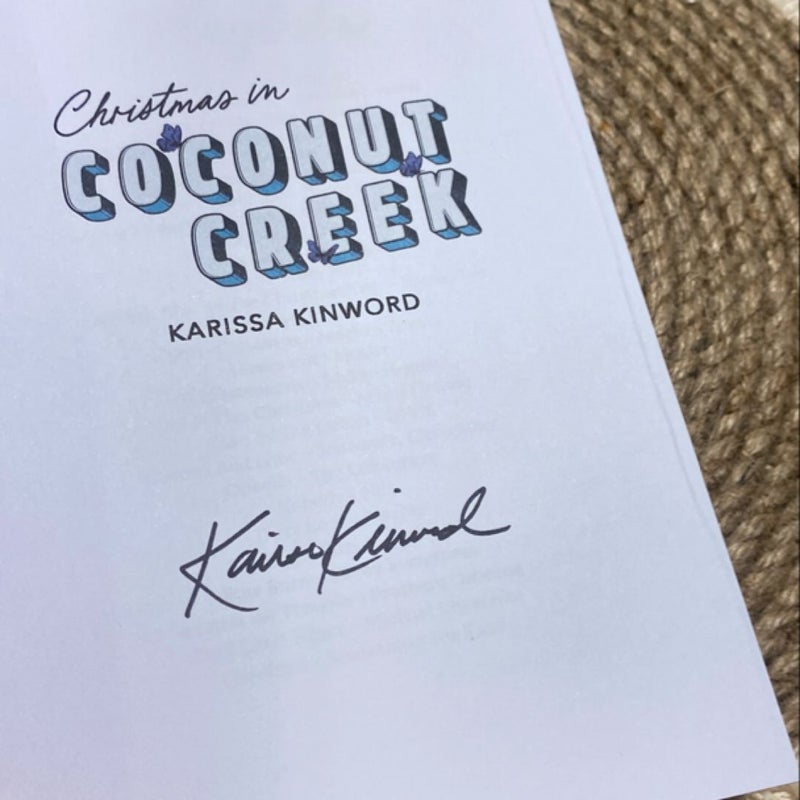 *SIGNED* Christmas in Coconut Creek