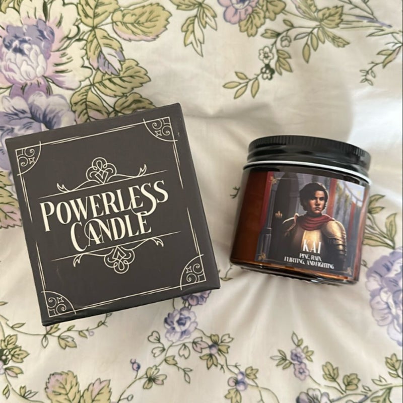 Bookish Box Powerless Kai Candle