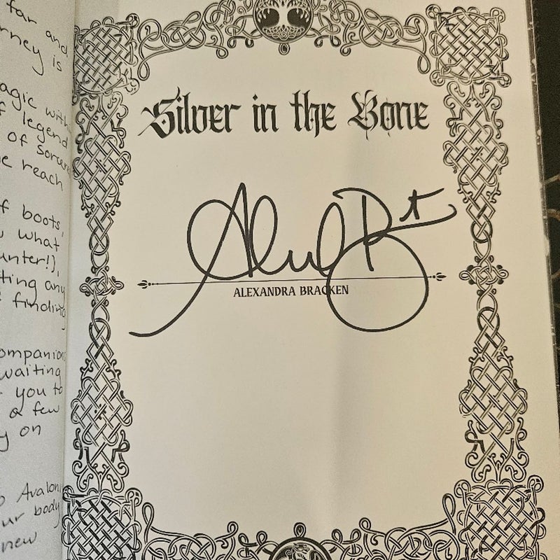 Lore and Silver in the Bone Owl Crate signed editions