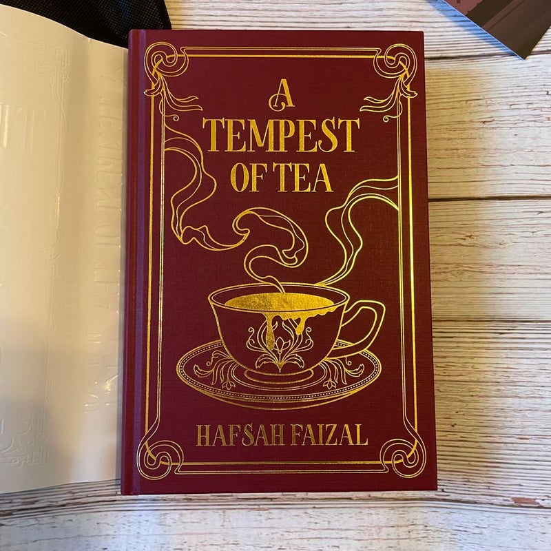 Fairyloot A Tempest of Tea by Hafsah Faizal Art by Rosiethorns88
