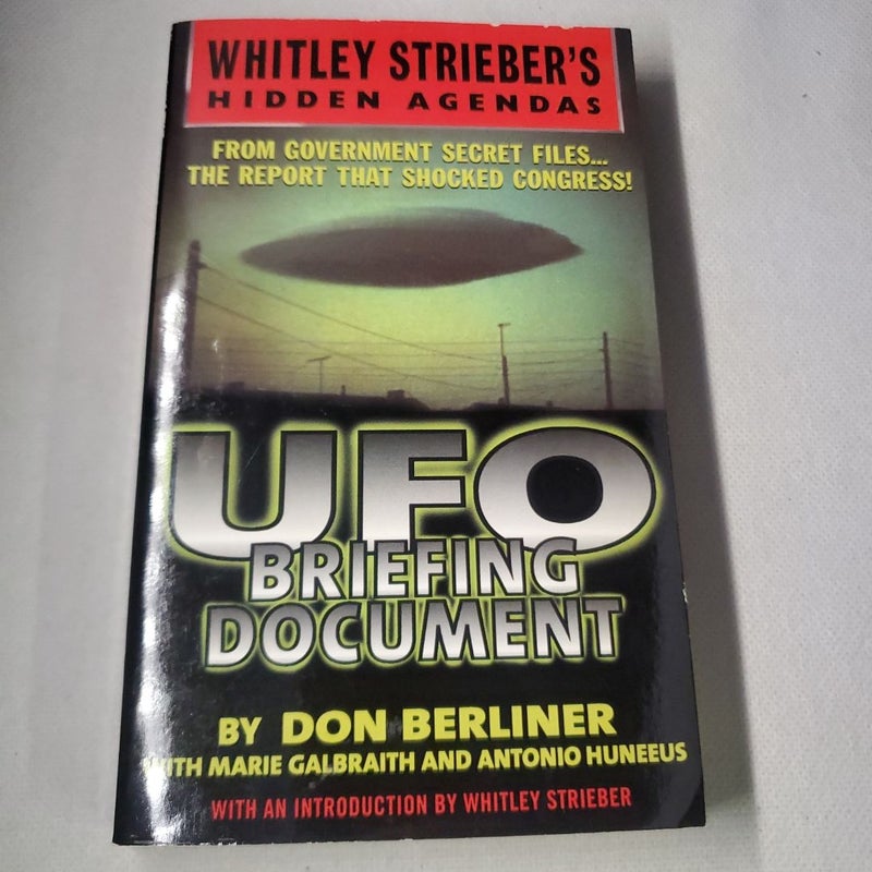 UFO Briefing Document