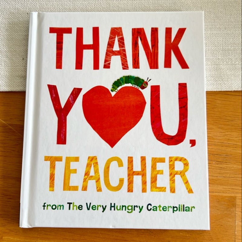 Thank You, Teacher from the Very Hungry Caterpillar