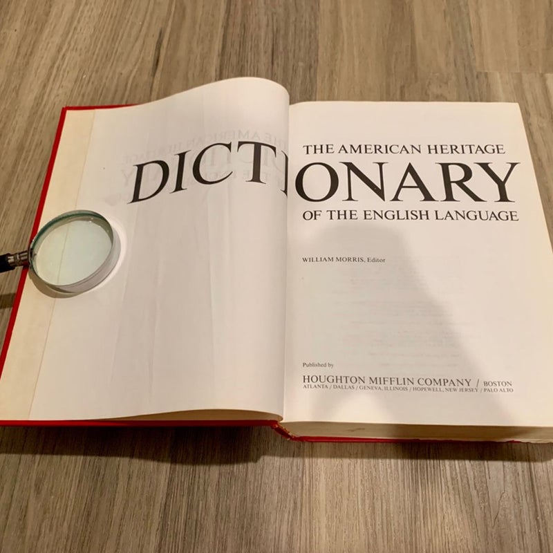 The American Heritage Dictionary (New College Edition)