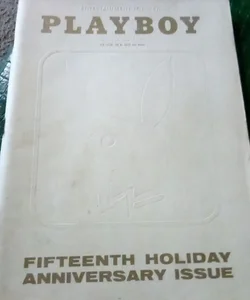 Playboy 15th holiday anniversary issue