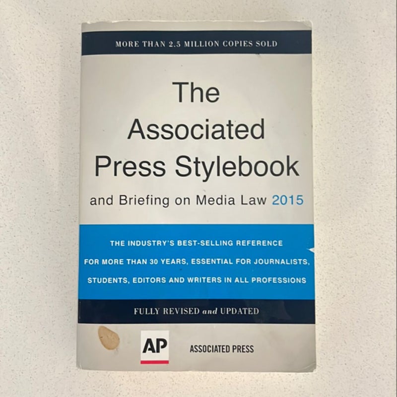 The Associated Press Stylebook 2015