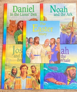 Bible Story 5 Book Bundle: Jonah and the Whale + Noah and the Ark + Daniel in the Lion’s Den + The Easter Story + Joseph and his Brothers