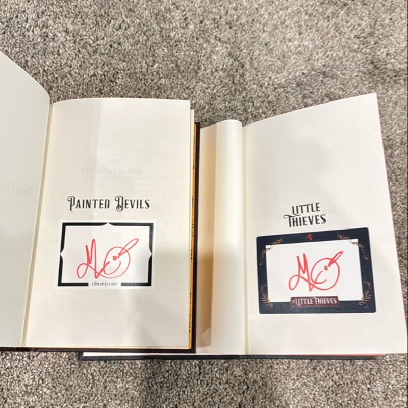 SIGNED Little Thieves + Painted Devils Illumicrate edition