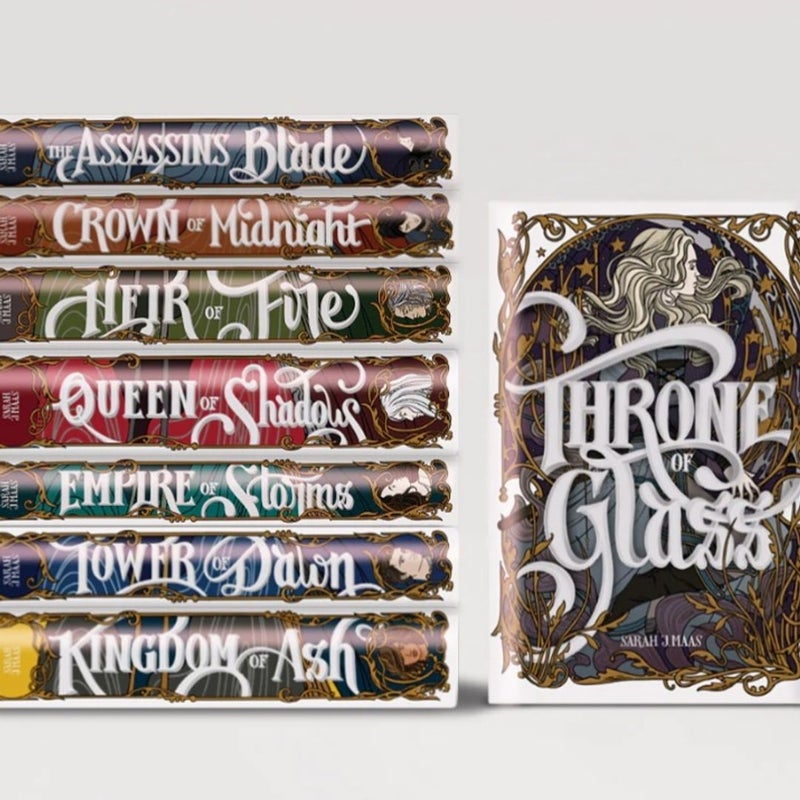 Throne of Glass dust jackets
