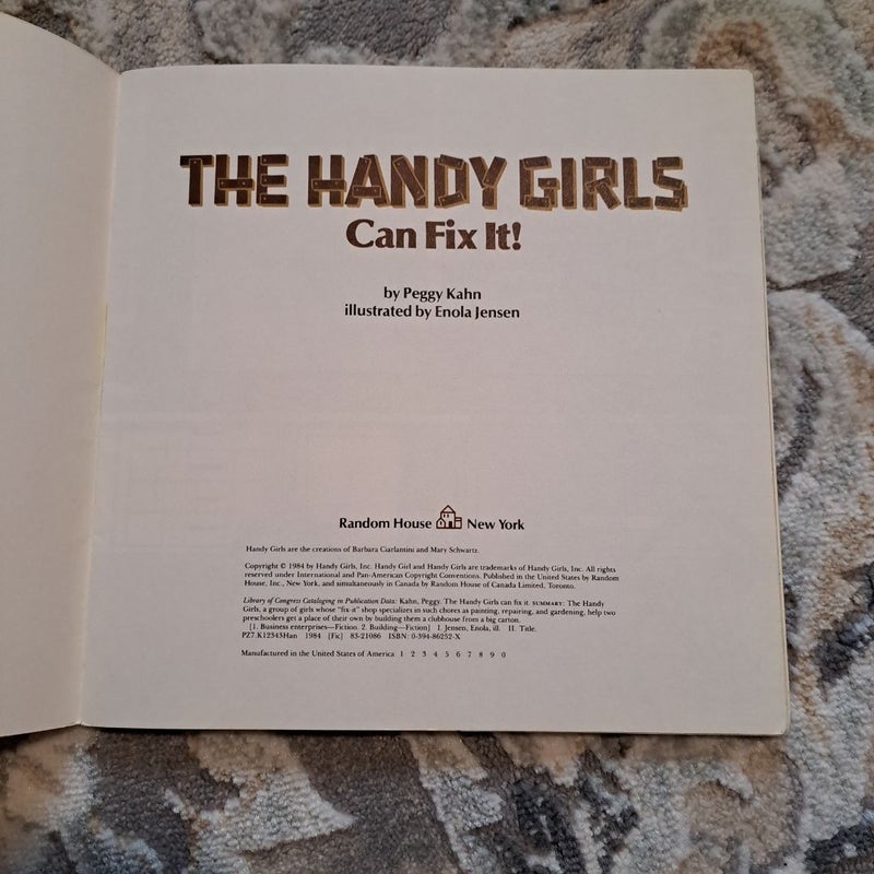 The handy girls can fix it!