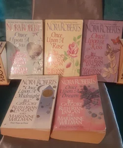 Complete set of 6 Nora Roberts ,Once upon a Kiss, Once Upon a Midnight,  Once Upon a Star, Once Upon a Kiss, Once Upon a Dream