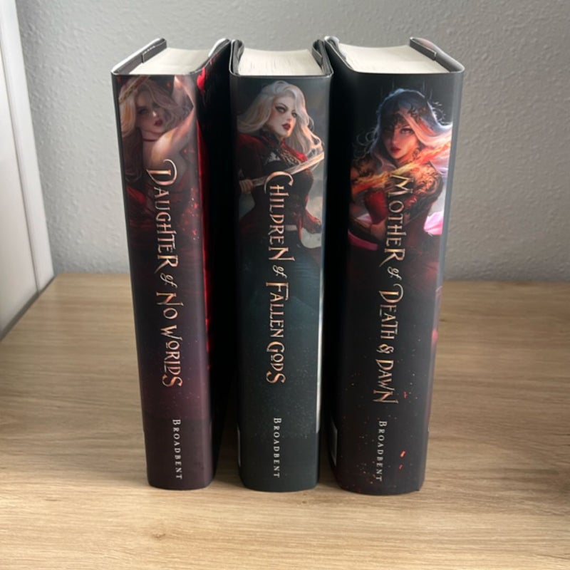 War of Lost Hearts Trilogy Bundle - Daughter of No Worlds, Children of Fallen Gods, Mother of Death and Dawn