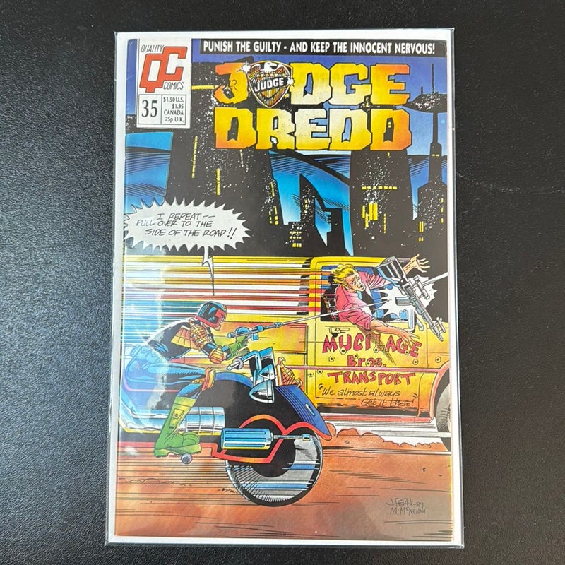 Judge Dredd # 35 Quality Comics