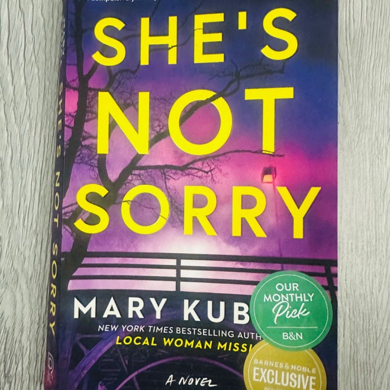 NEW! She’s Not Sorry (Sprayed Edges)