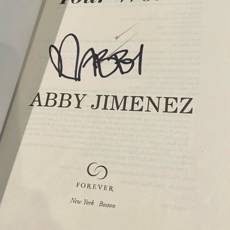 Signed - Part of Your World by Abby Jimenez