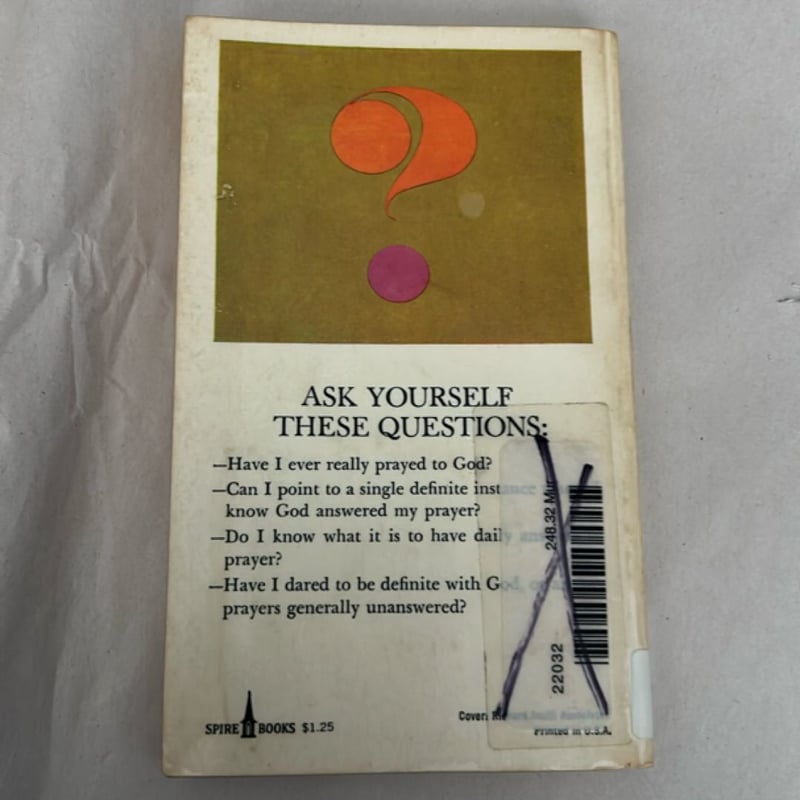 With Christ In The School Of Prayer