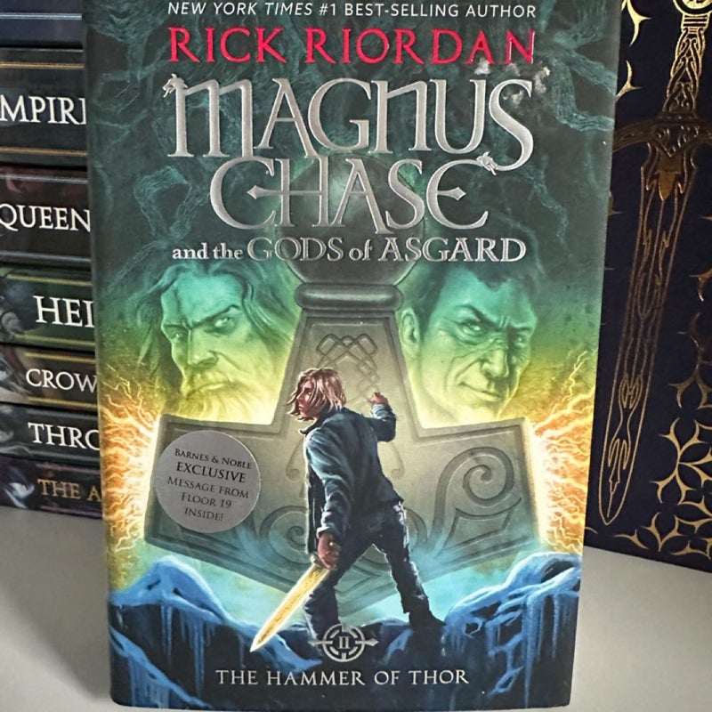 Magnus Chase and the Gods of Asgard barns and noble exclusive 