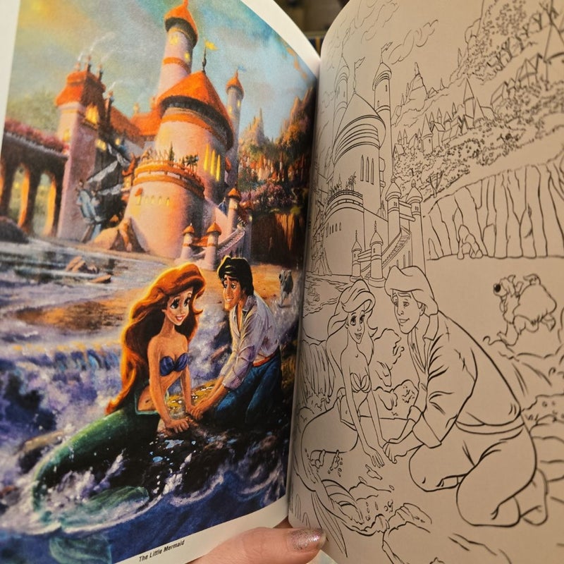 Disney Dreams Collection Thomas Kinkade Studios Coloring Book