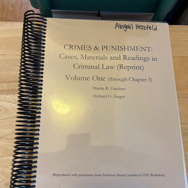 Crimes and Punishment