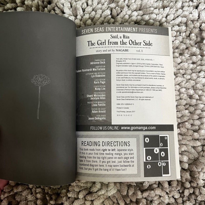 The Girl from the Other Side: Siúil, a Rún Vol. 1