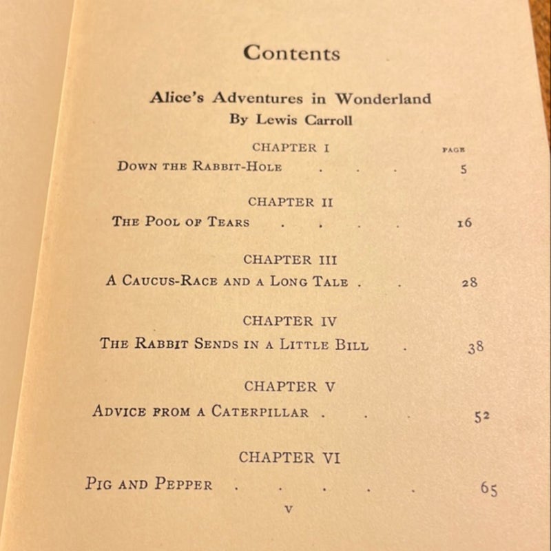 Alice’s Adventures in Wonderland (early 1900s Knickerbocker Press Issue)