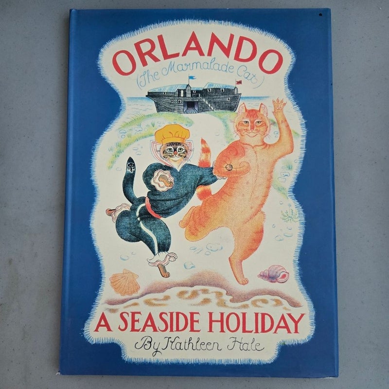 Orlando the Orange Marmalade Cat a Seaside Holiday