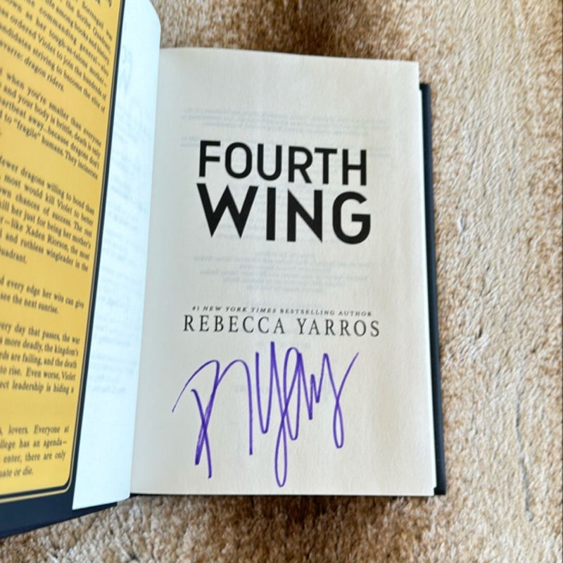 Fourth Wing *HAND SIGNED* *16th Printing*