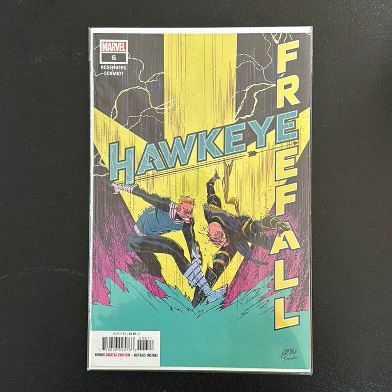 Hawkeye # 6 Free Fall Marvel Comics 