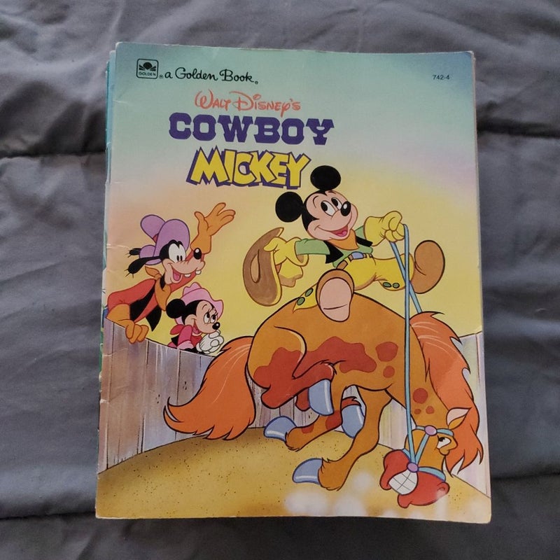 BUNDLE of 4 Mickey Mouse Kids Books