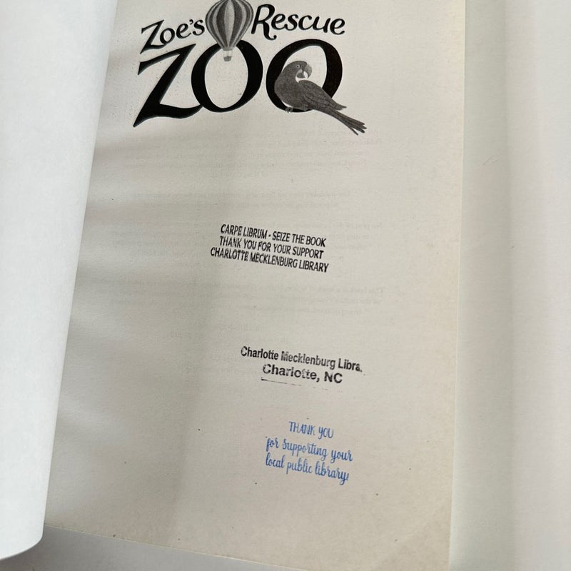 Zoe's Rescue Zoo book bundle, 2 books