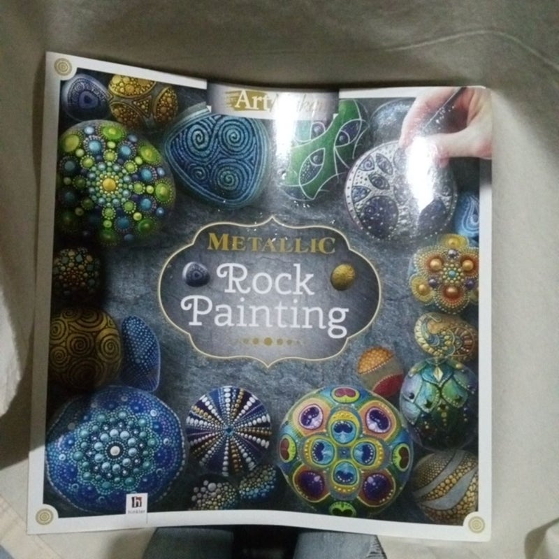 Art maker Metallic Rock Painting 