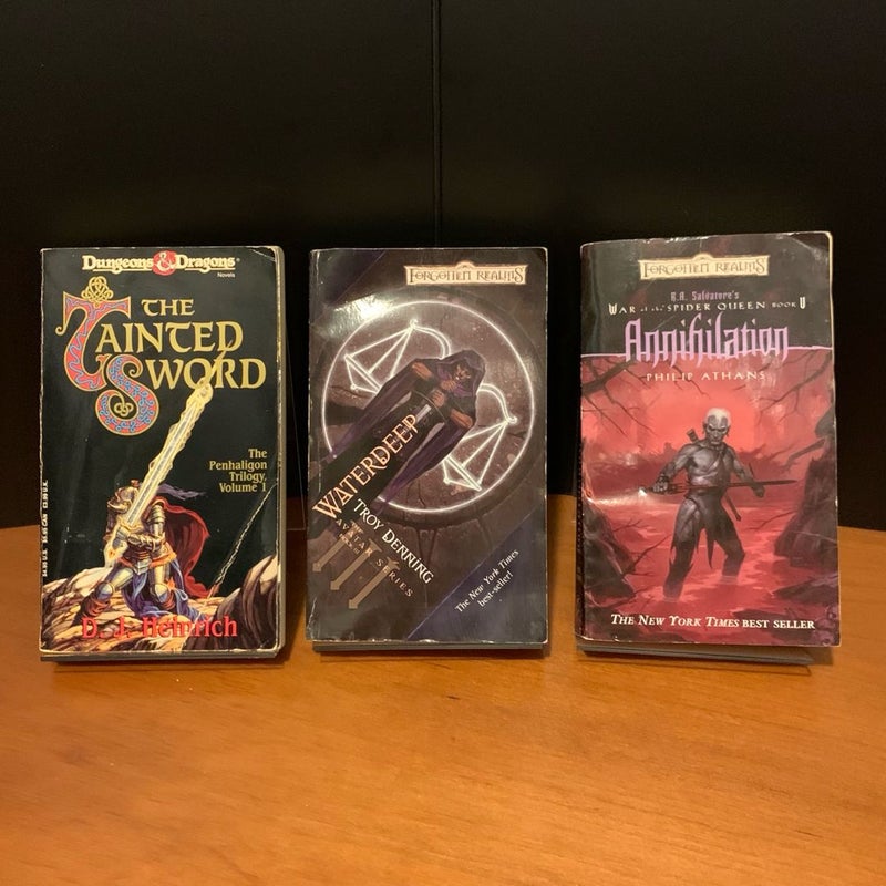 Forgotten Realms Lot, 15 Books: Low Condition Reading Copies, PLEASE READ DESCRIPTION