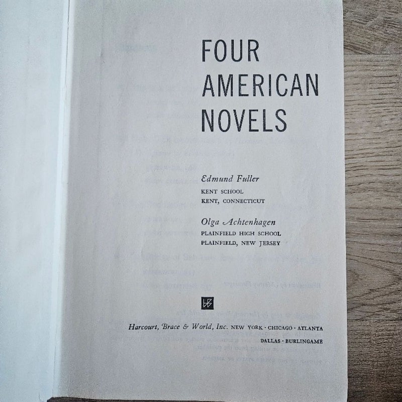 4 American Novels 