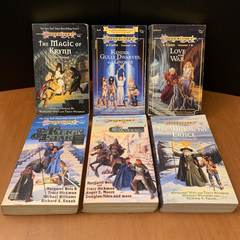 Vintage DragonLance: Complete Heroes I & II, Preludes I & II, Tales I & II, Meeting Sextet Series Set, 24 Books