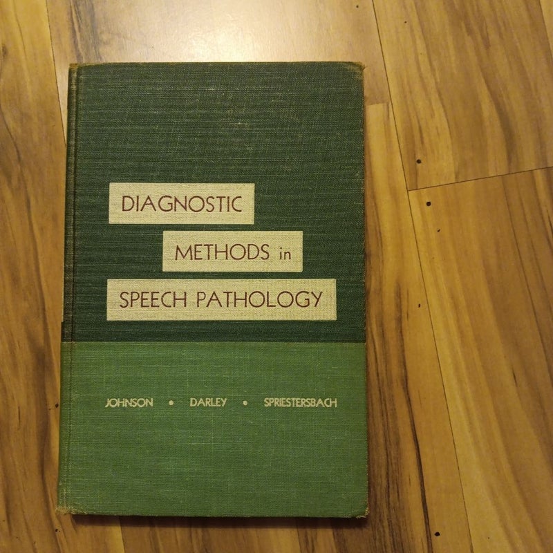 Diagnostic Methods in Speech Pathology 