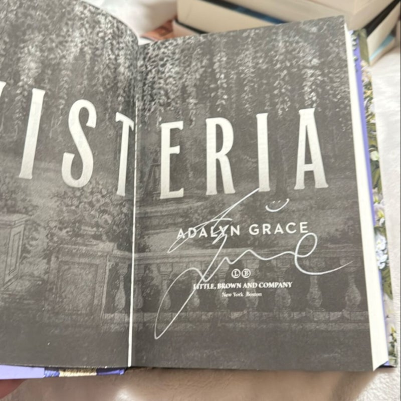 Wisteria SIGNED Barnes and Noble edition