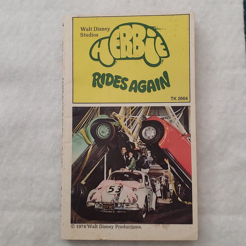 Herbie Rides Again First Printing 1974