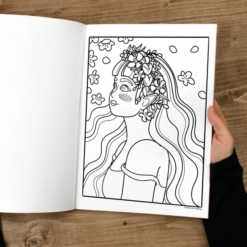 The Fairy Garden Coloring Book